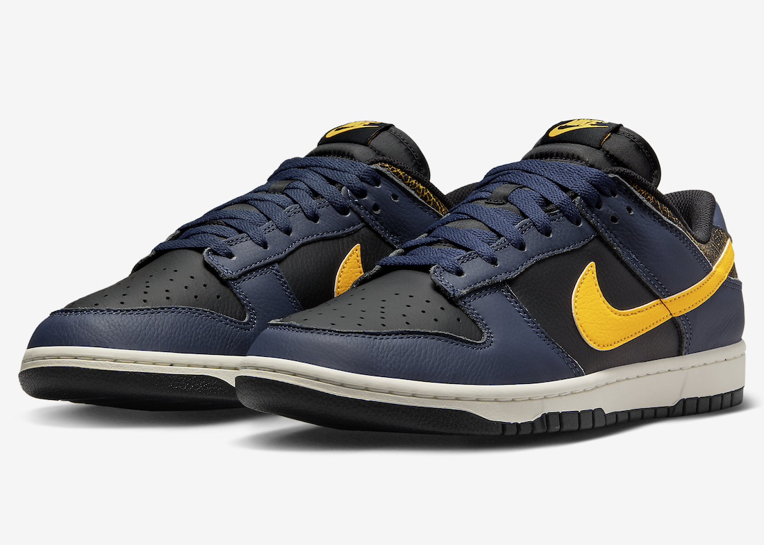 Nike Dunk Low Vintage “Michigan” Releases February 2024