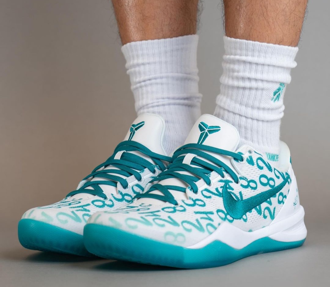 Nike Kobe 8 Protro Radiant Emerald On Feet