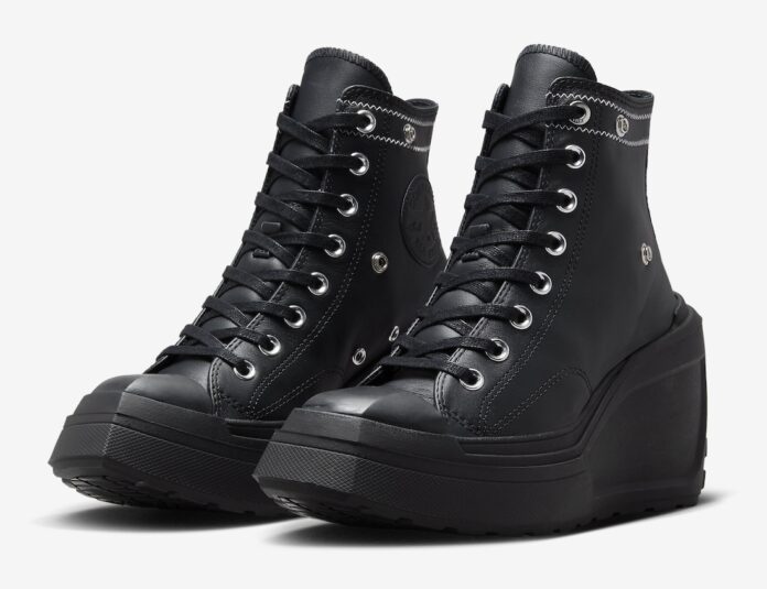 Martine Ali Converse Chuck 70 Deluxe Wedge Black-4