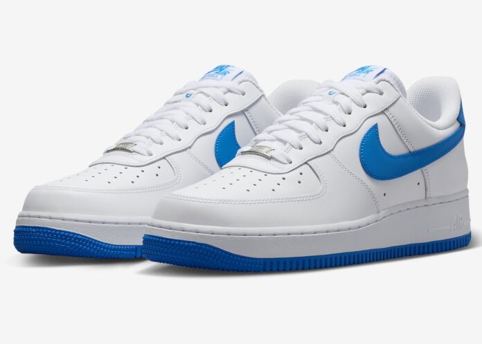 Nike Air Force 1 Low EasyOn White Hyper Royal-4