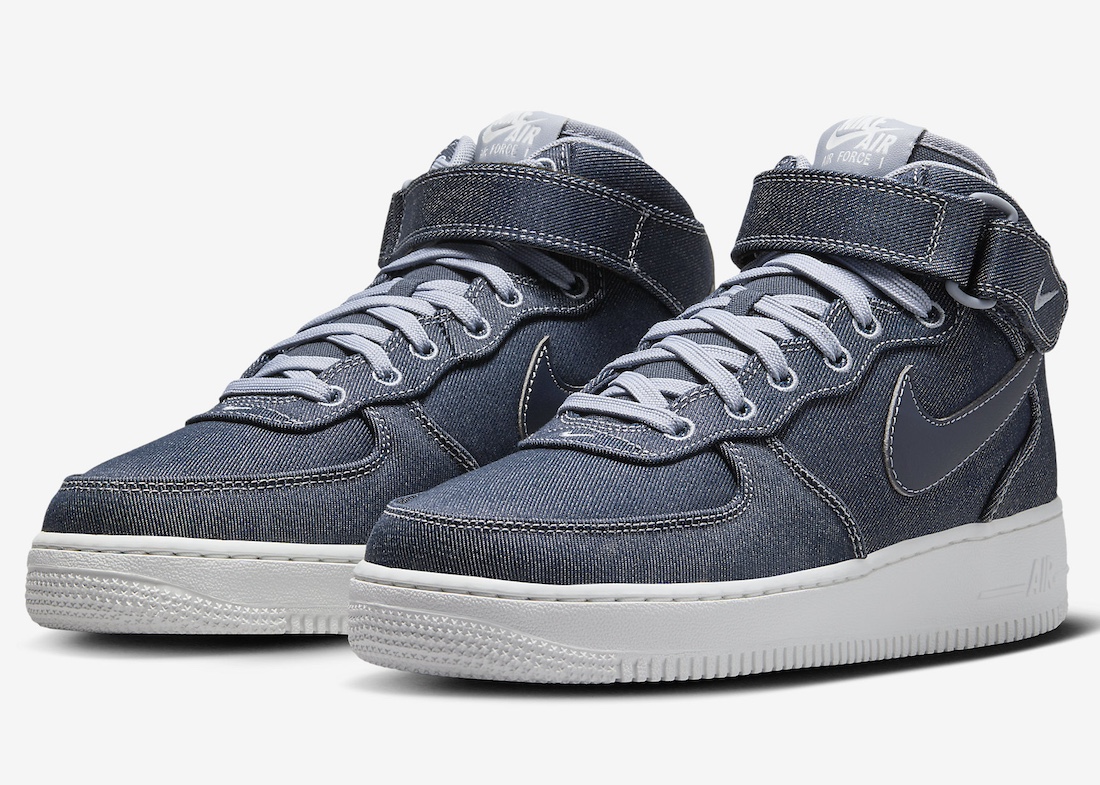 Nike Air Force 1 Mid “Denim” Now Available