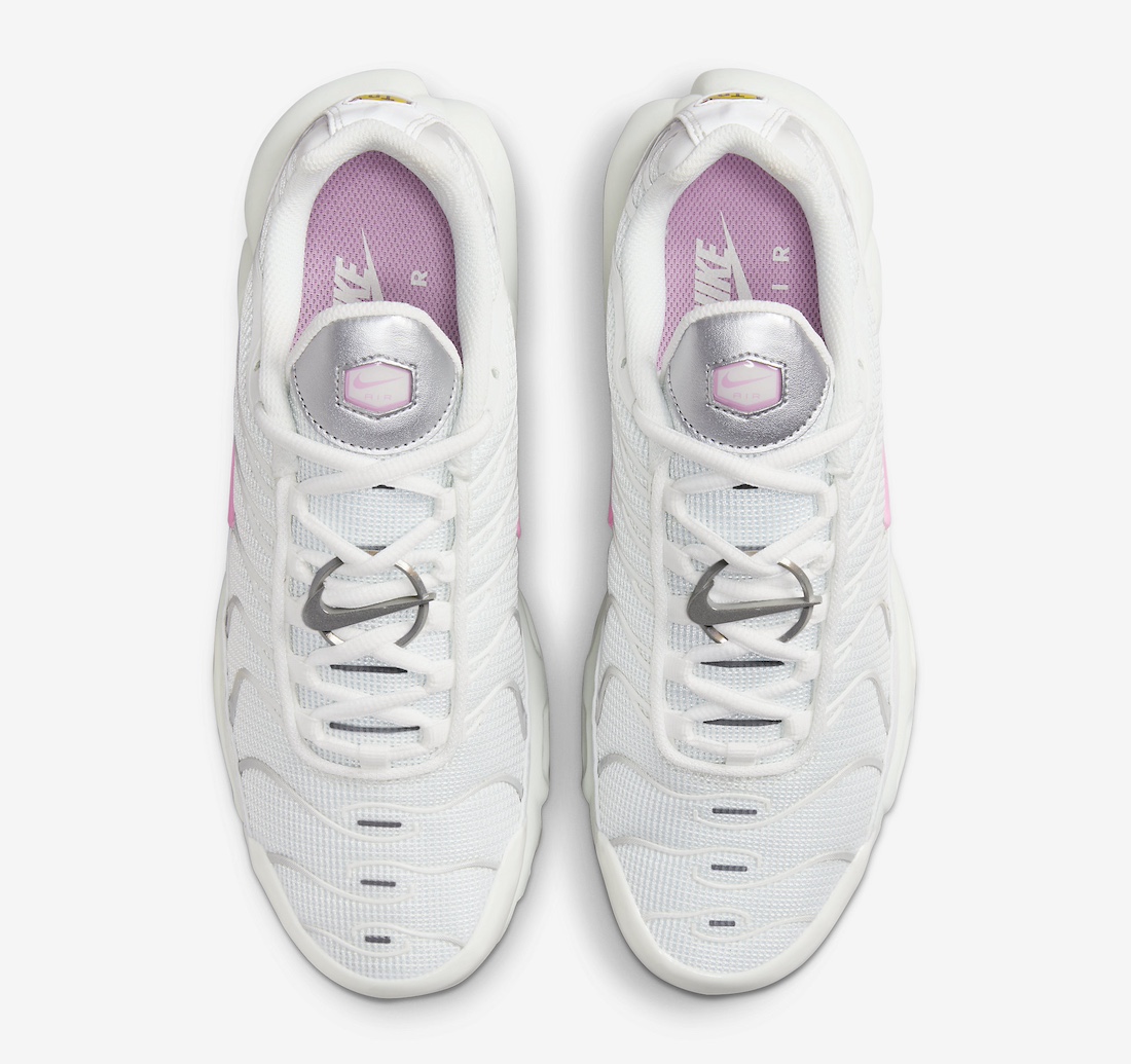 Nike Air Max Plus White Pink Rise 3