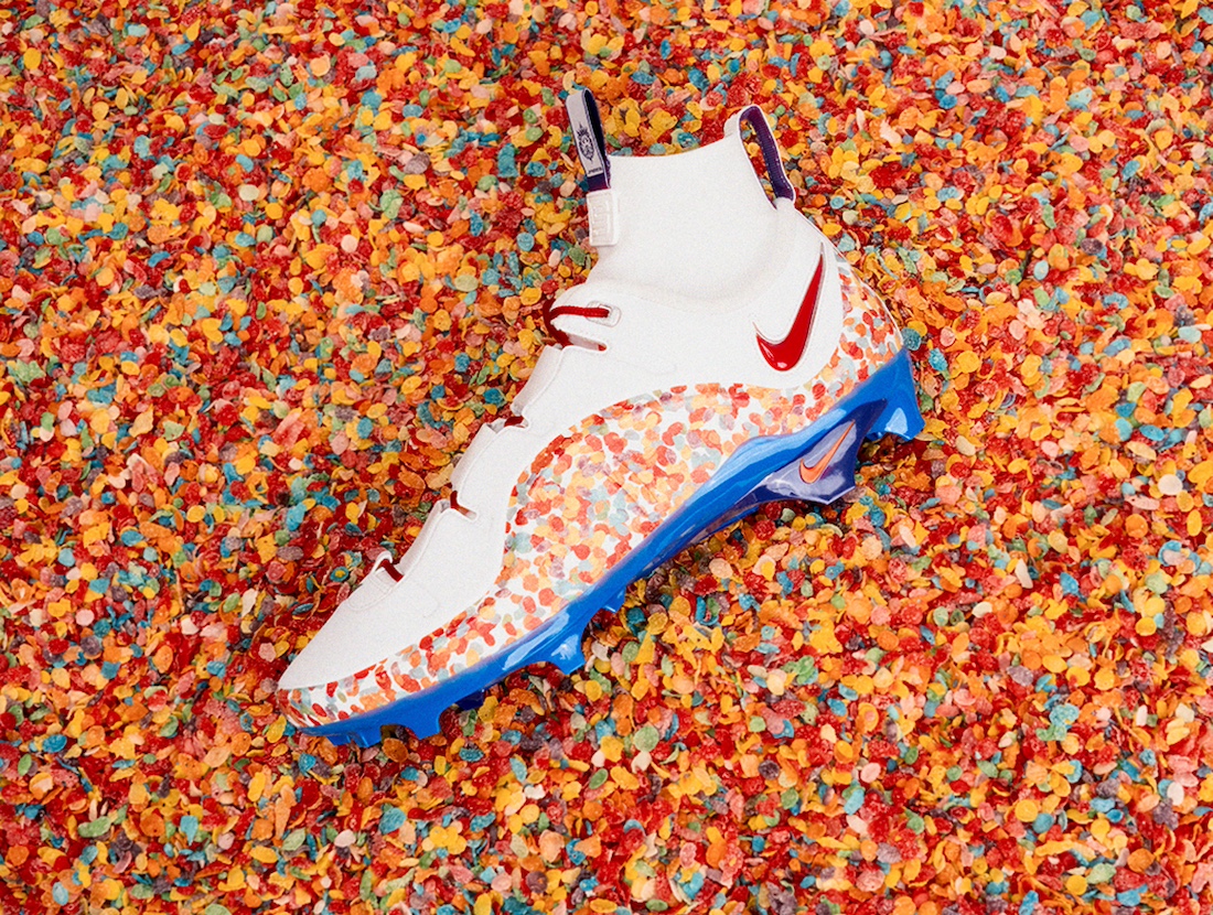Nike today LeBron 4 Fruity Pebbles Cleats 2