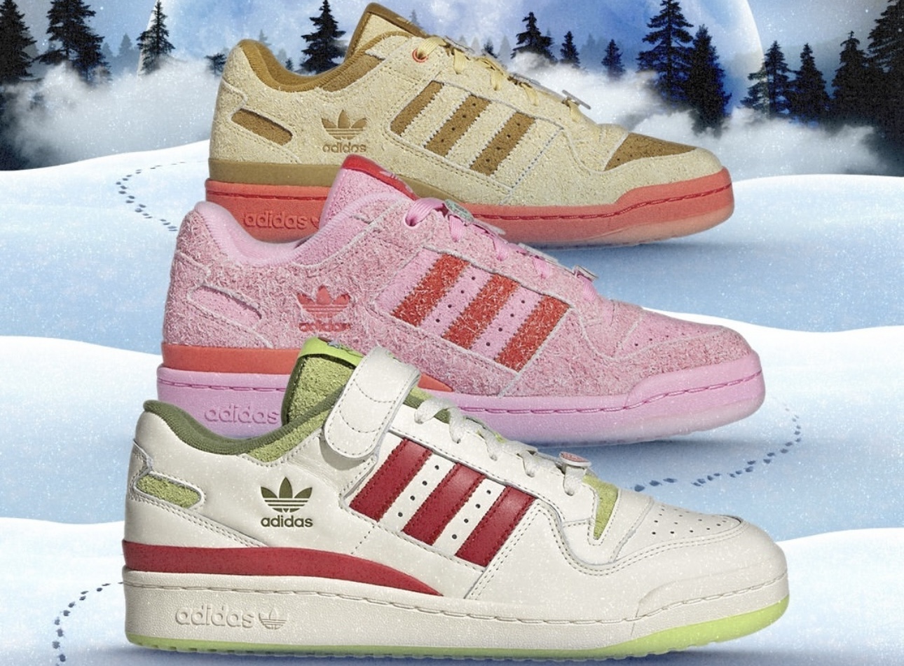 The Grinch x adidas Forum Low Pack Now Available
