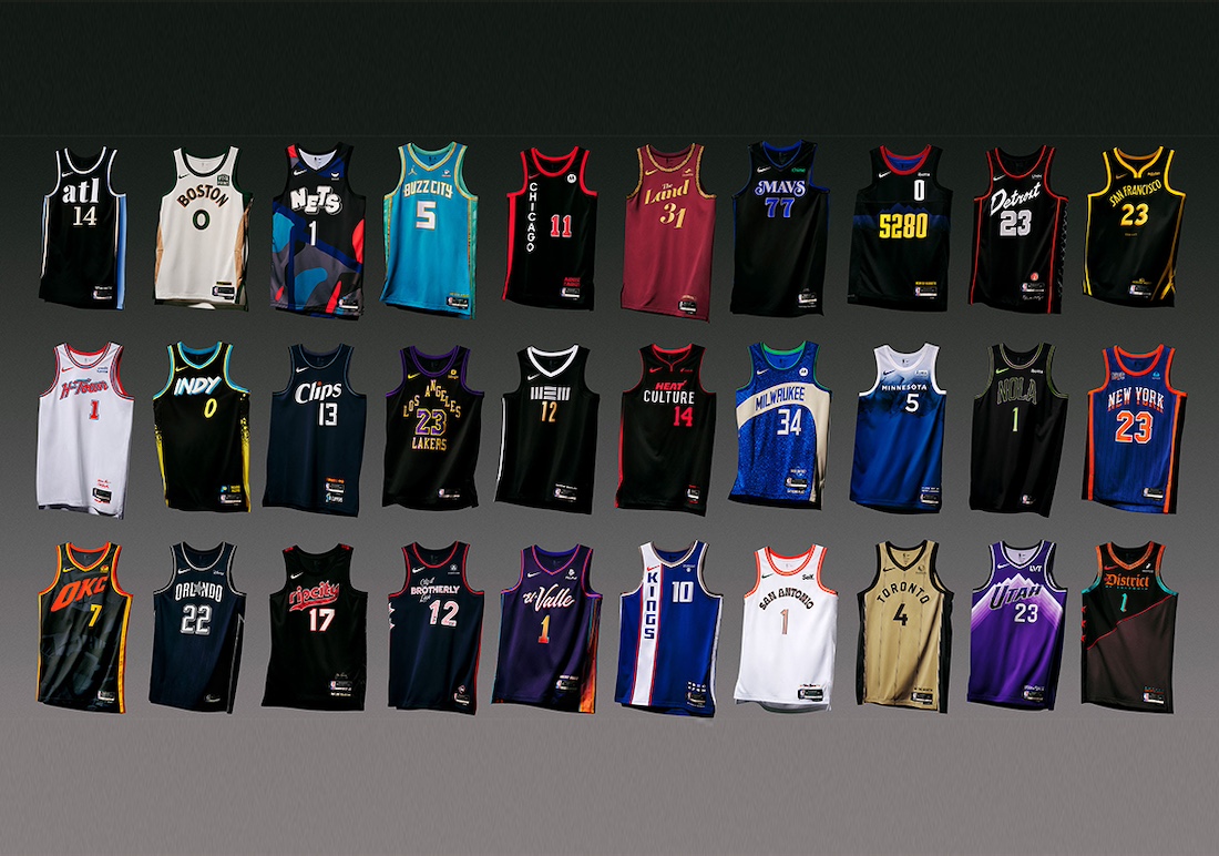 Nike Reveals 2023-24 NBA City Edition Jerseys