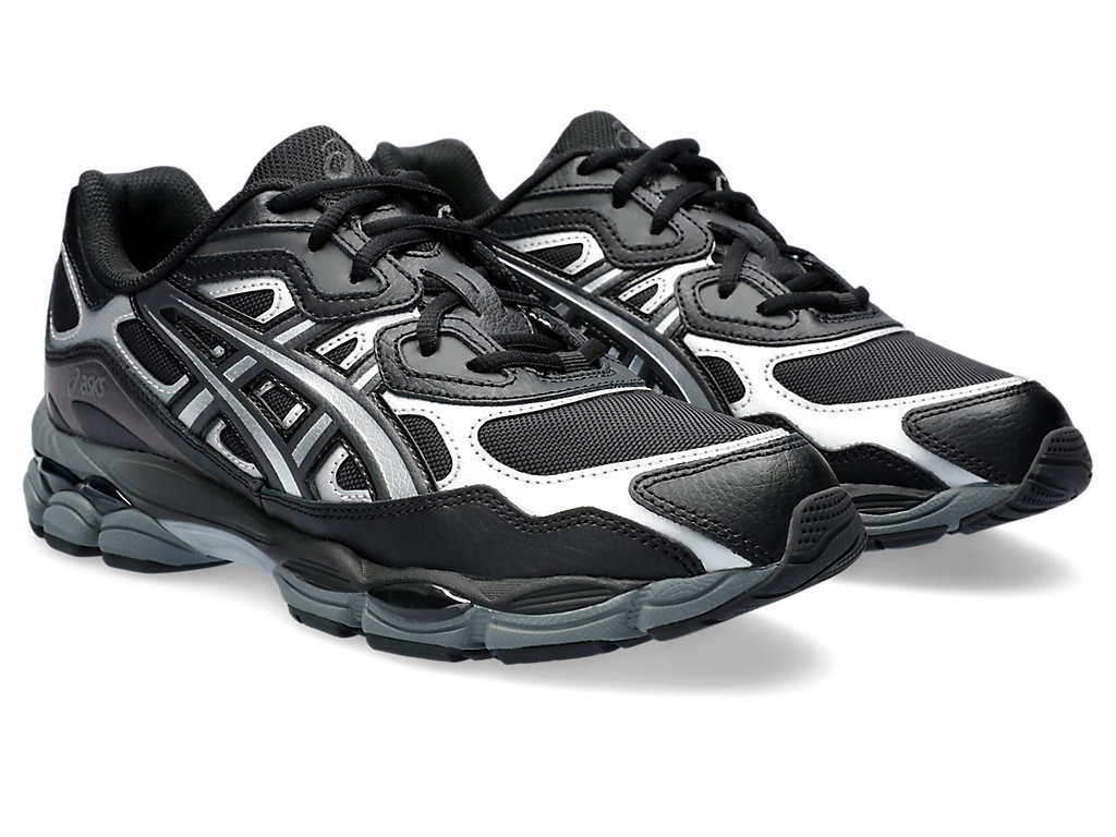 Black And Graphite Grey Asics