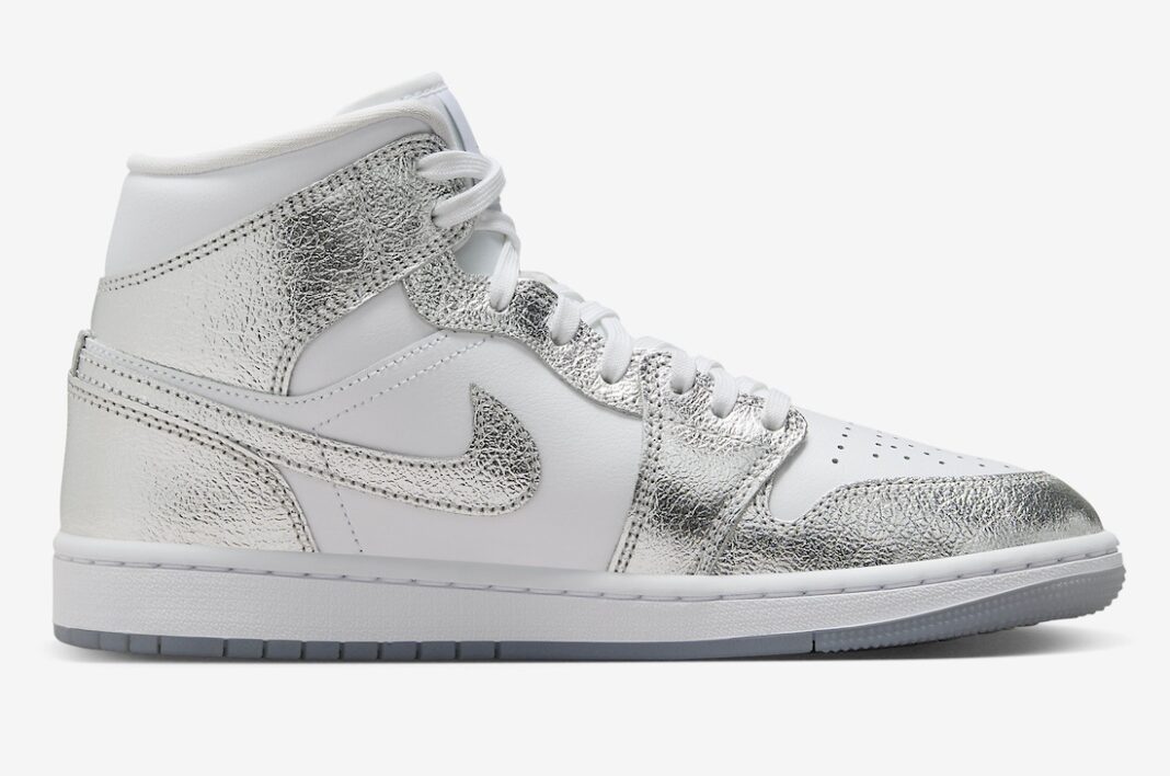 Air Jordan 1 Mid SE Metallic Silver FN5031-100