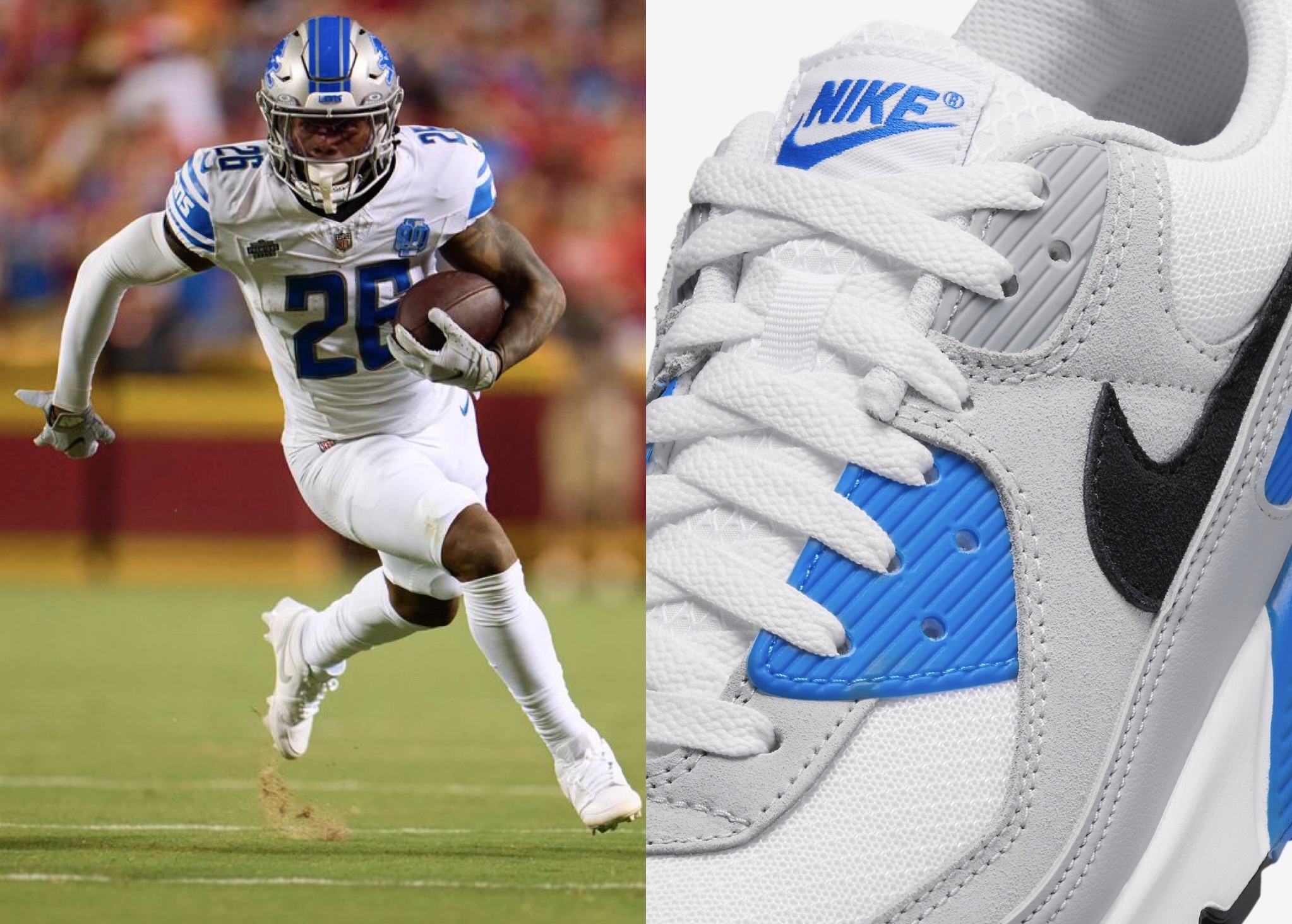 The Perfect Nike Air Max 90 For Detroit Lions Fans
