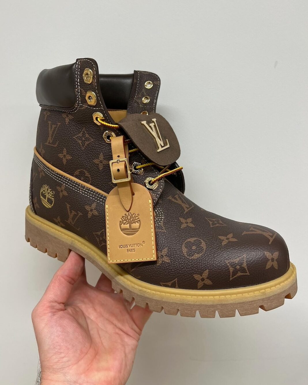 Louis Vuitton x Timberland Monogram Brown 6-Inch Ankle Boot