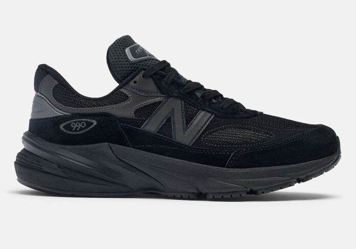 New Balance 990v6 Made in USA Triple Black U990BB6