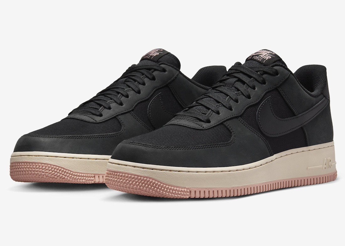 Nike Air Force 1 Low LX “Black/Red Stardust” Now Available (January 2024)