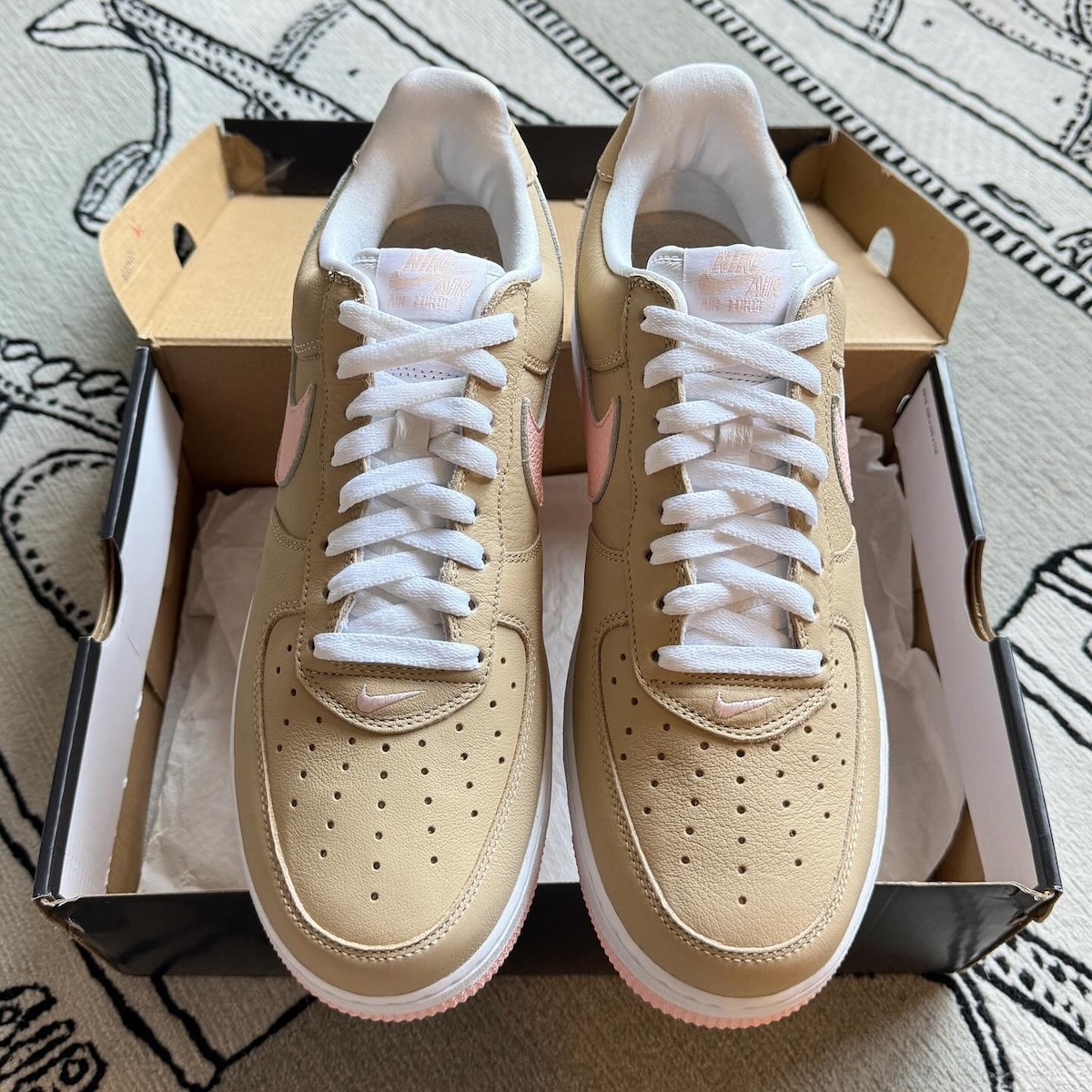 Nike Air Force 1 Low Linen 845053 201 1