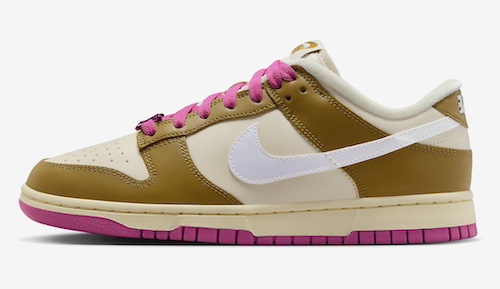 Nike Dunk Low Just Do It Bronzine Playful Pink Release Date