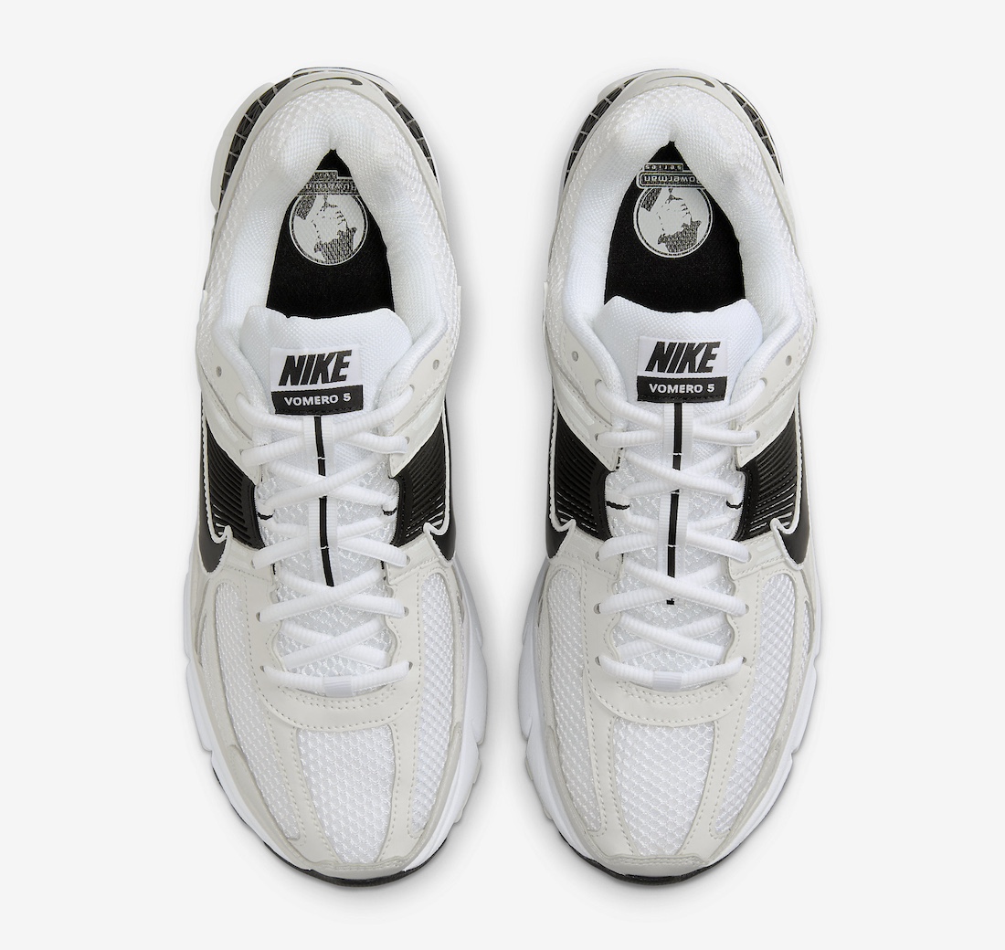 Nike Zoom Vomero 5 White Black Platinum Tint 3