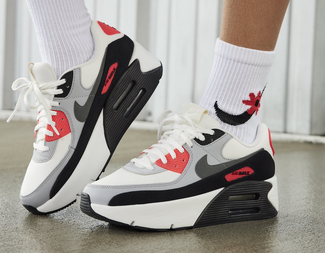 Nike Air Max 90 LV8 “Infrared” Now Available (February 2024)
