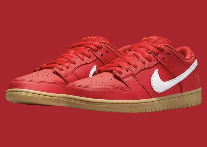 Nike SB Dunk Low University Red Gum FJ1674 600