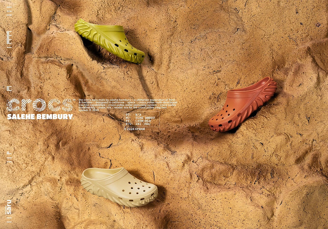 Salehe Bembury x Crocs Saru Clog Collection Releases March 2024