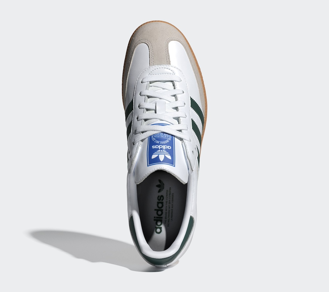 adidas Samba OG White Collegiate Green IE3437