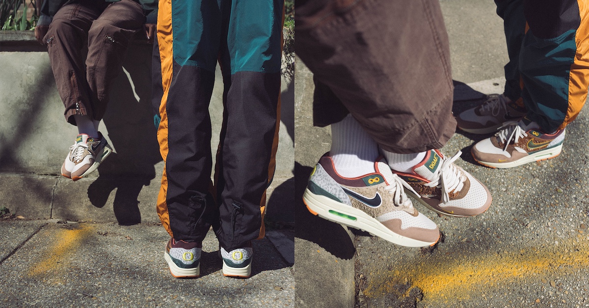 Division Street Nike Air Max 1 Luxe Oregon Ducks PE