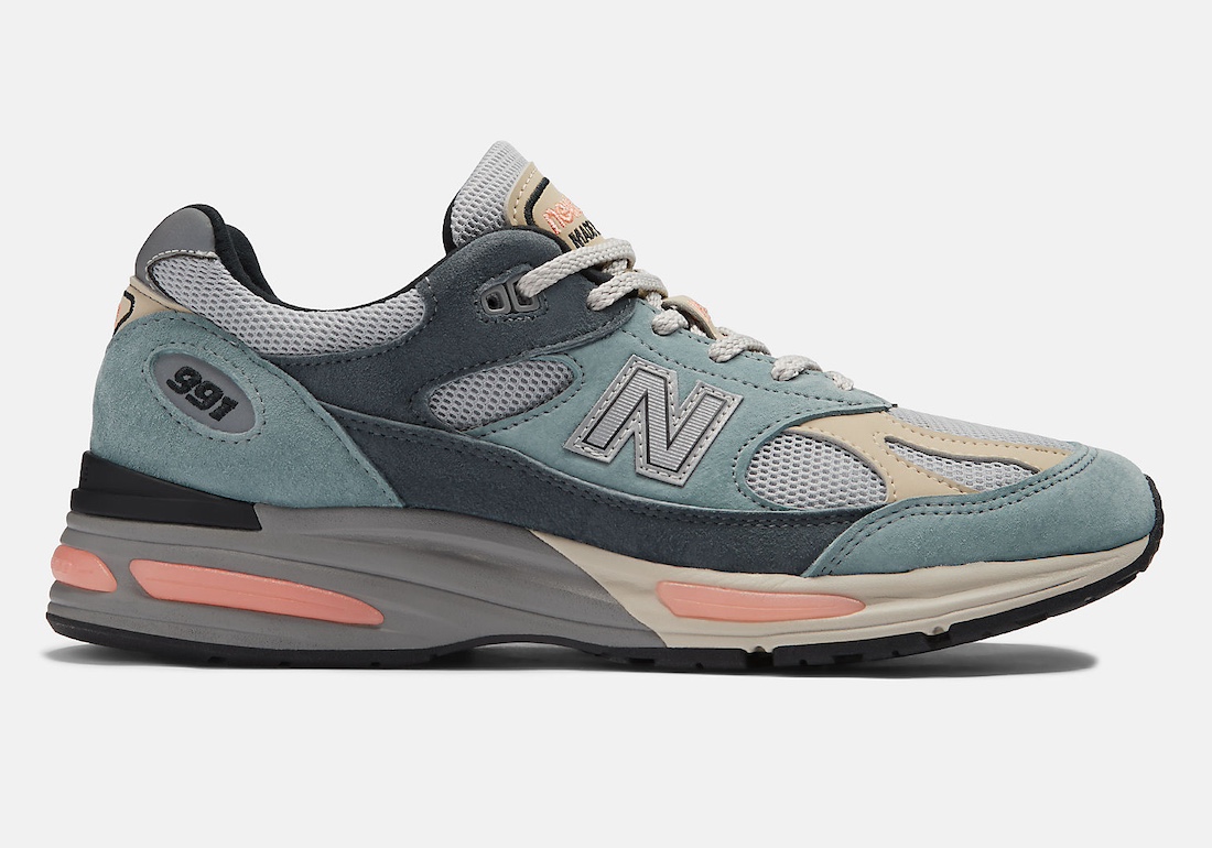 New Balance 991v2 Silver Blue U991SG2