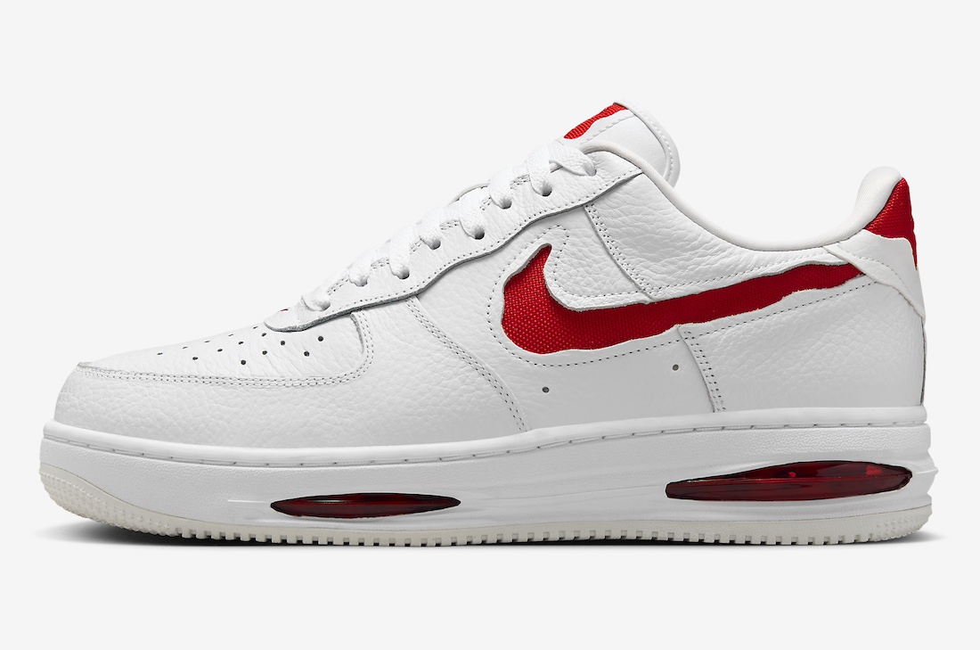 Nike Air Force 1 Low Evo White University Red HF3630 100