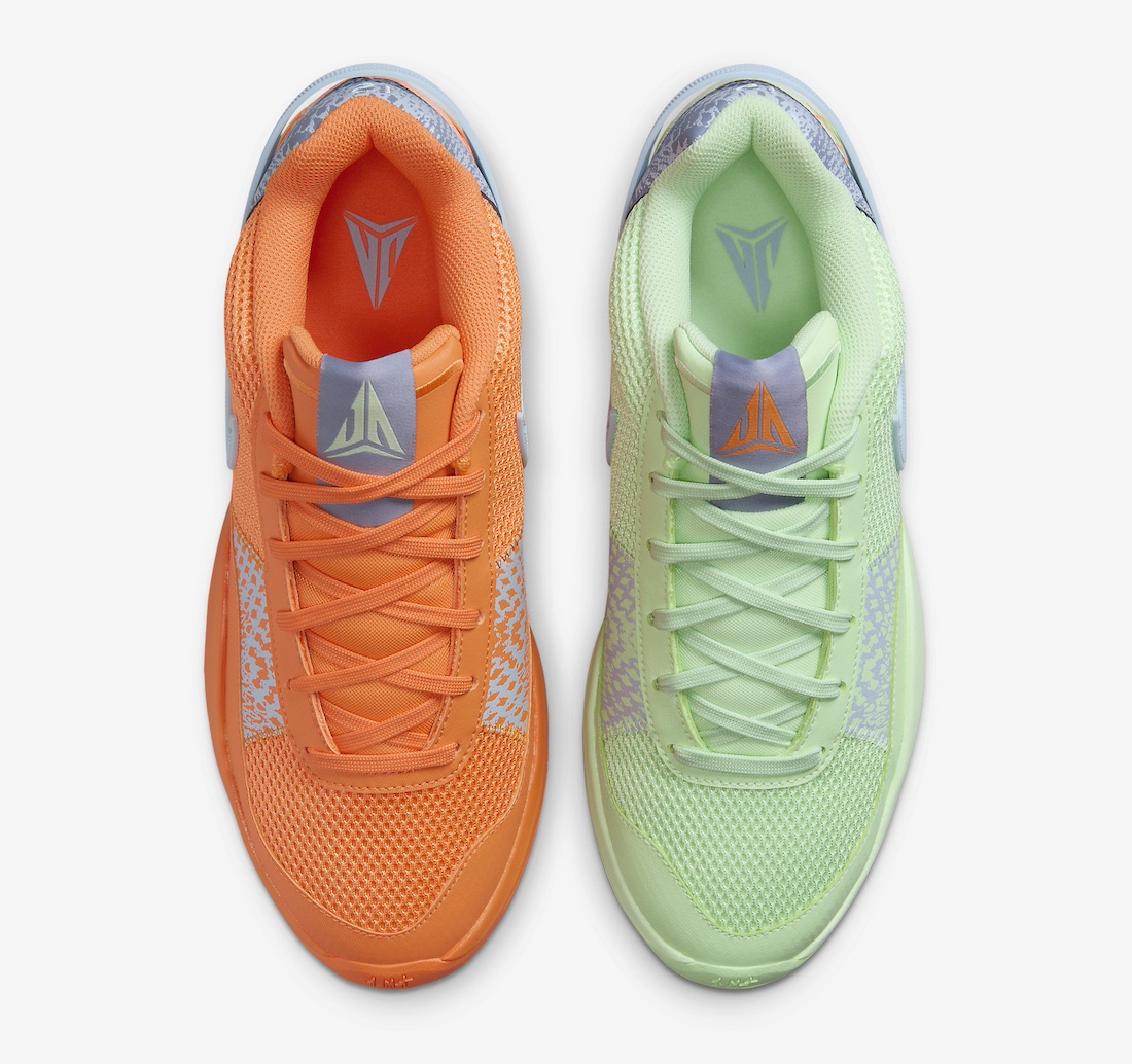 Nike Ja 1 Bright Mandarin Vapor Green FQ4796 800 Release Date 3 1