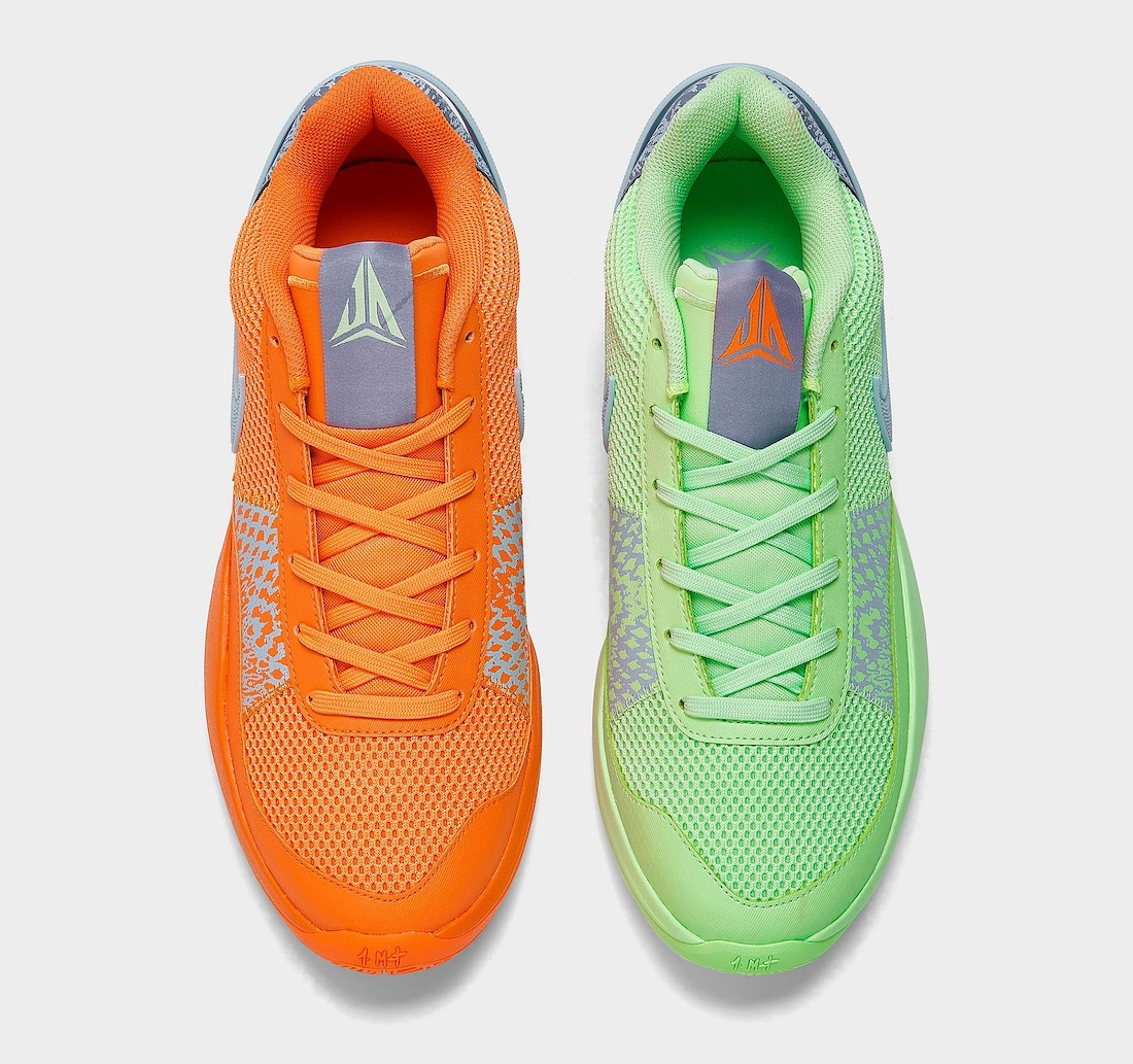 Nike Ja 1 Bright Mandarin Vapor Green FQ4796 800 Release Date 4