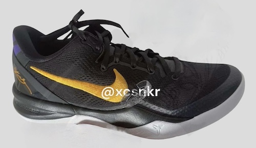 Nike Kobe 8 Protro Black University Gold Court Purple Release Info