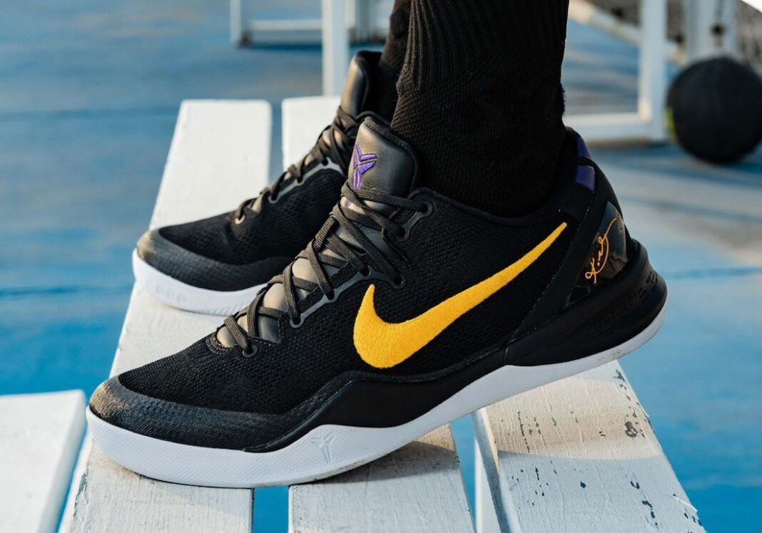 Nike Kobe 8 Protro Lakers Hollywood Nights 1068x748