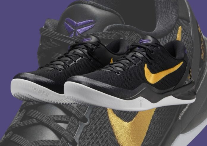 Nike Kobe 8 Protro Lakers Hollywood Nights HF9550 001