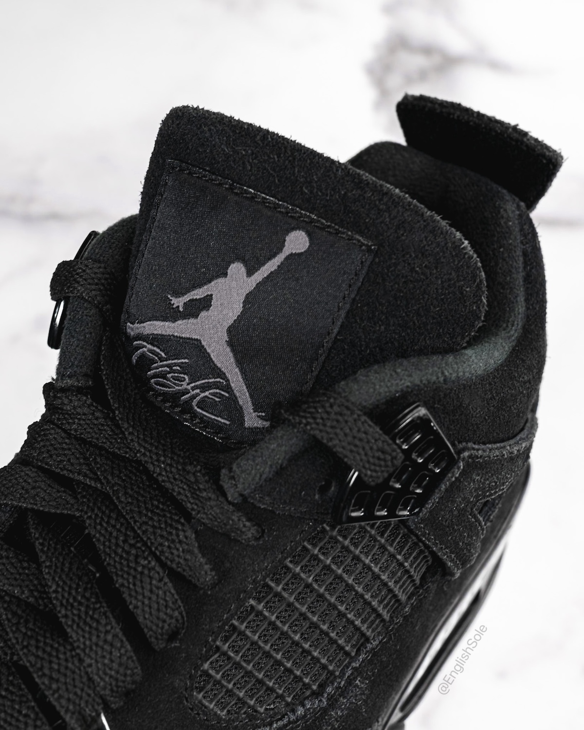 Nike SB Air Jordan 4 Black Cat Wear Test Sample 6