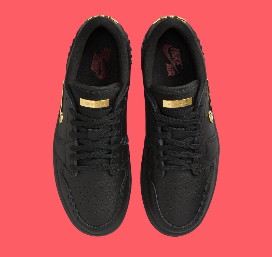 Air Jordan 1 Low Method of Make Black Metallic Gold FN5032007