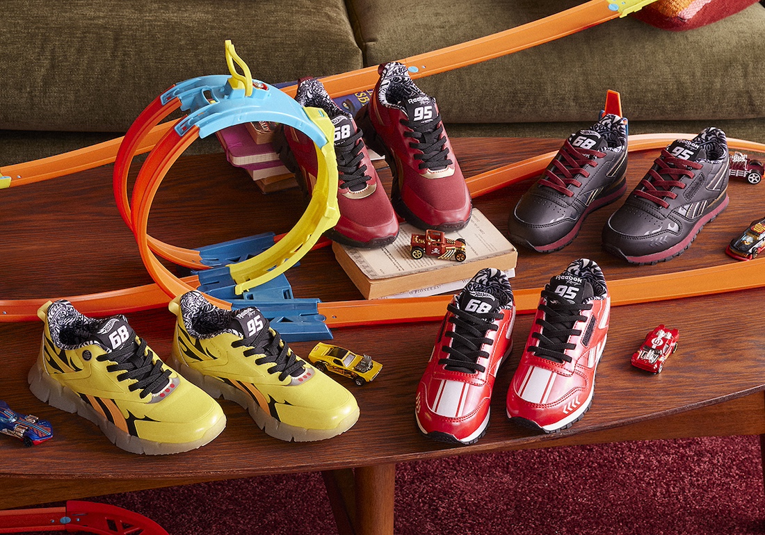 Hot Wheels x Reebok Kids Footwear Collection Releases April 2024