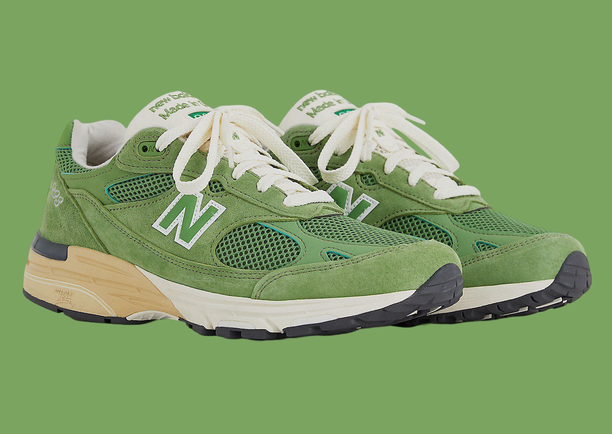 New Balance 993 Made in USA “Chive” Releases April 2024