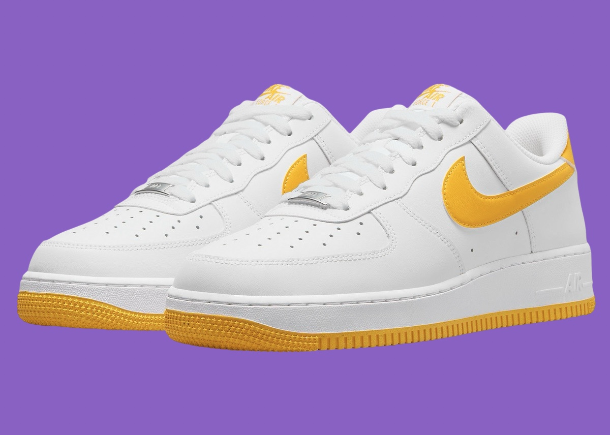 Nike Air Force 1 Low “White/University Gold” Releases Summer 2024