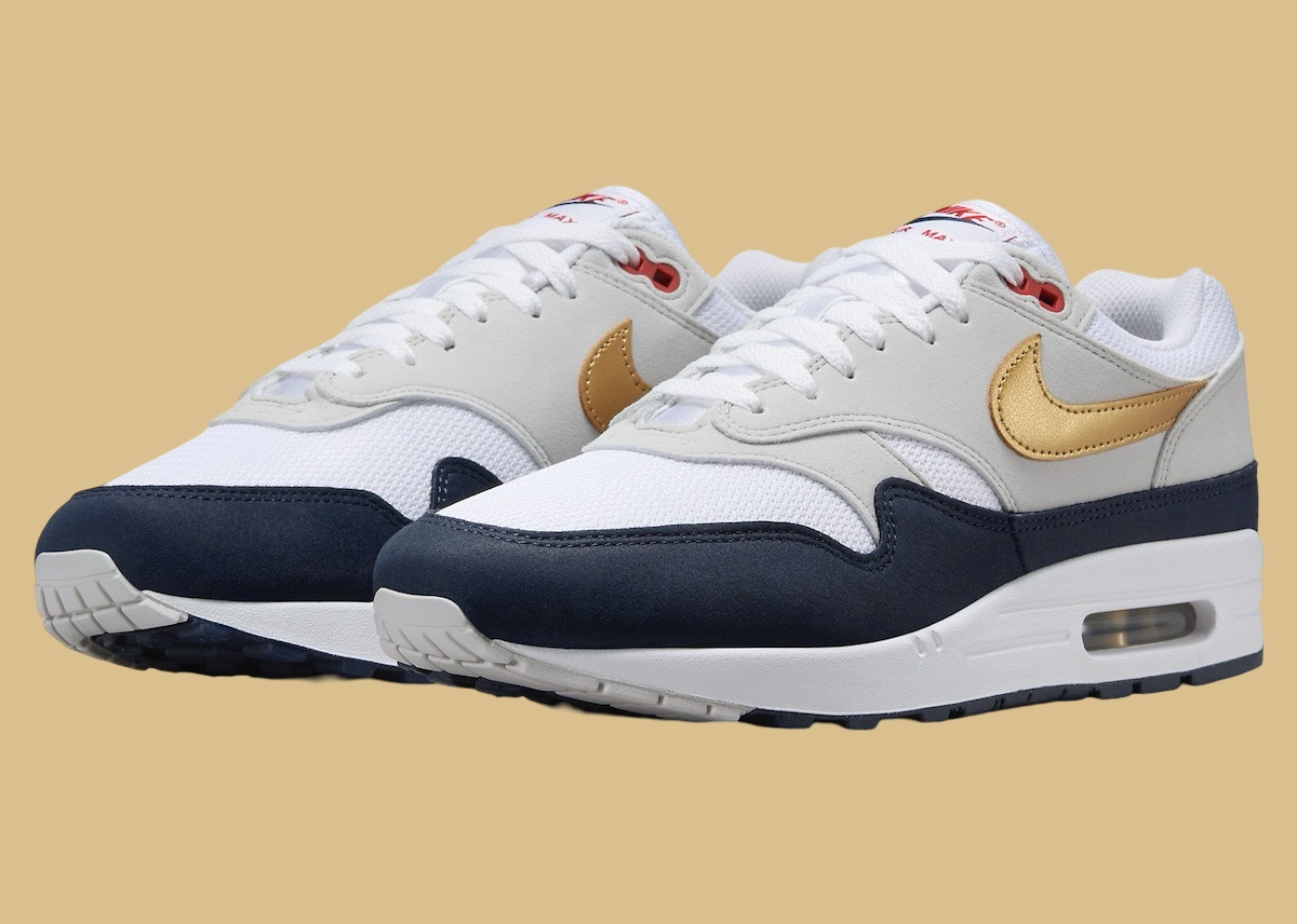 nike lace Air Max 1 Olympic 2024 HM9604 400
