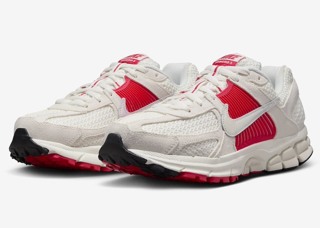 Nike Zoom Vomero 5 “Sail/Siren Red” Now Available (April 2024)
