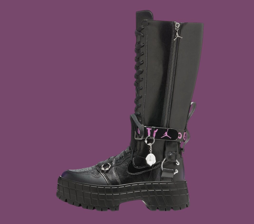 Air Jordan 1 Brooklyn Black Global Purple HF5691-001