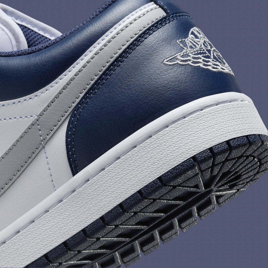 navy blue jordan 1 low