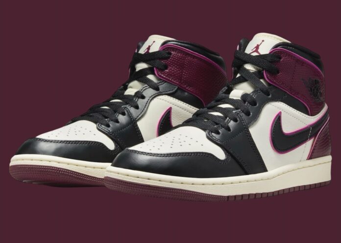 Air Jordan 1 Mid Bordeaux FQ7818 101