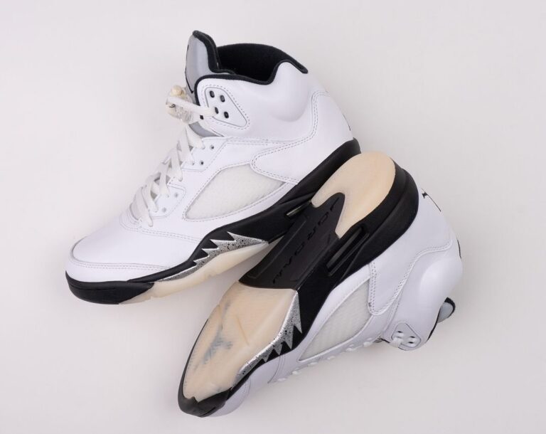 jordan5 white