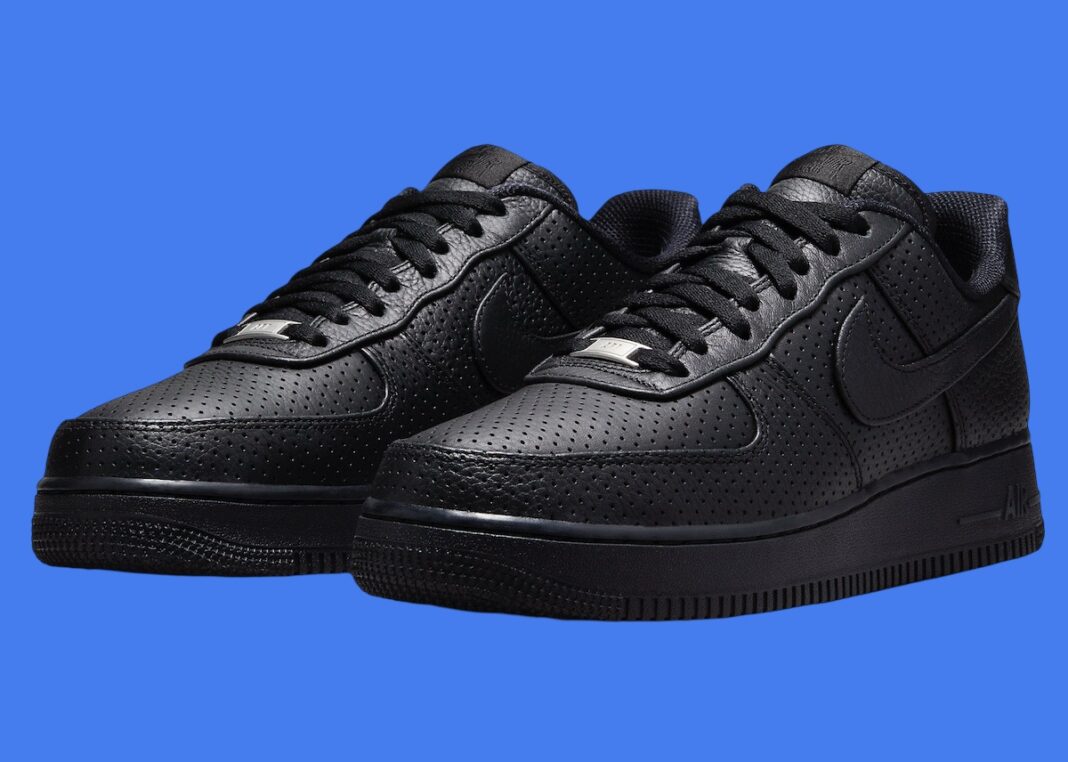 Nike Air Force 1 Low Perforated Black HF8189 001 1068x762