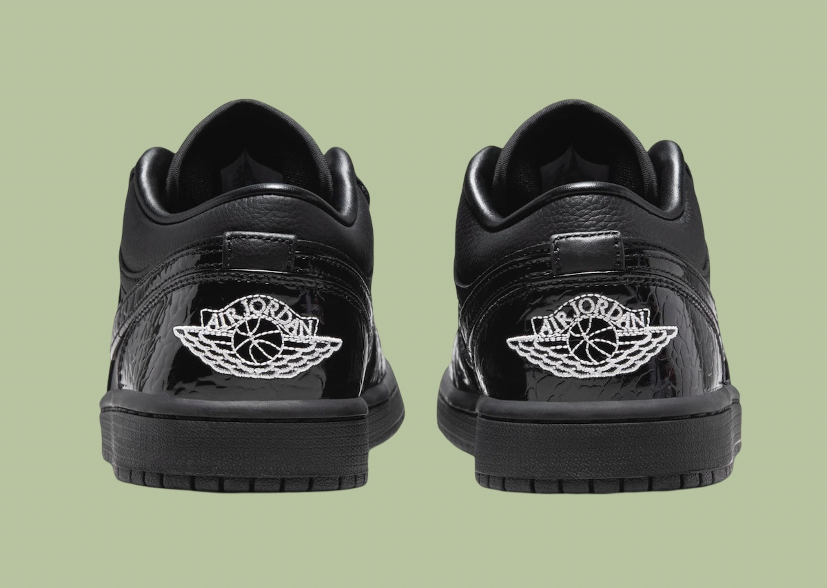 Air Jordan 1 Low Black Croc HJ7743-010