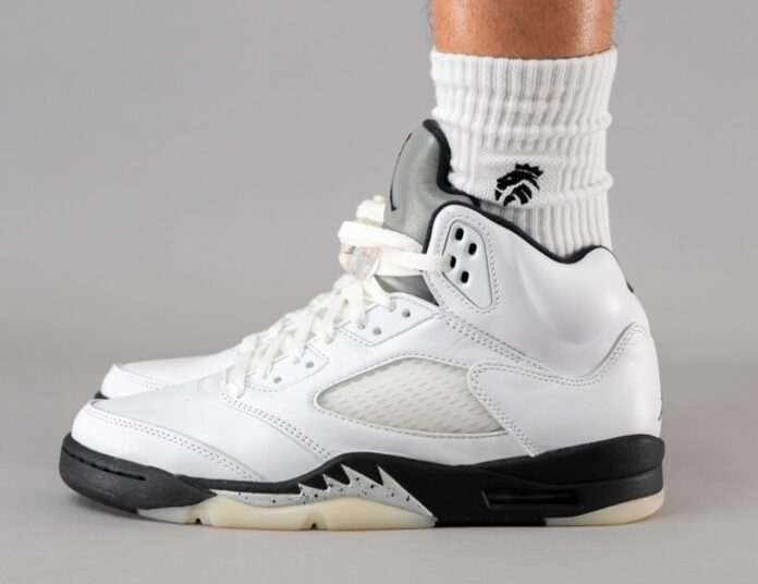 jordan5 white