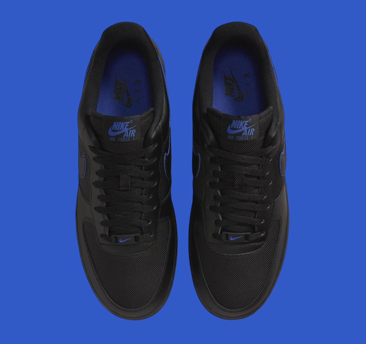 Nike Air Force 1 Low Black Astronomy Blue HM9605 001 3