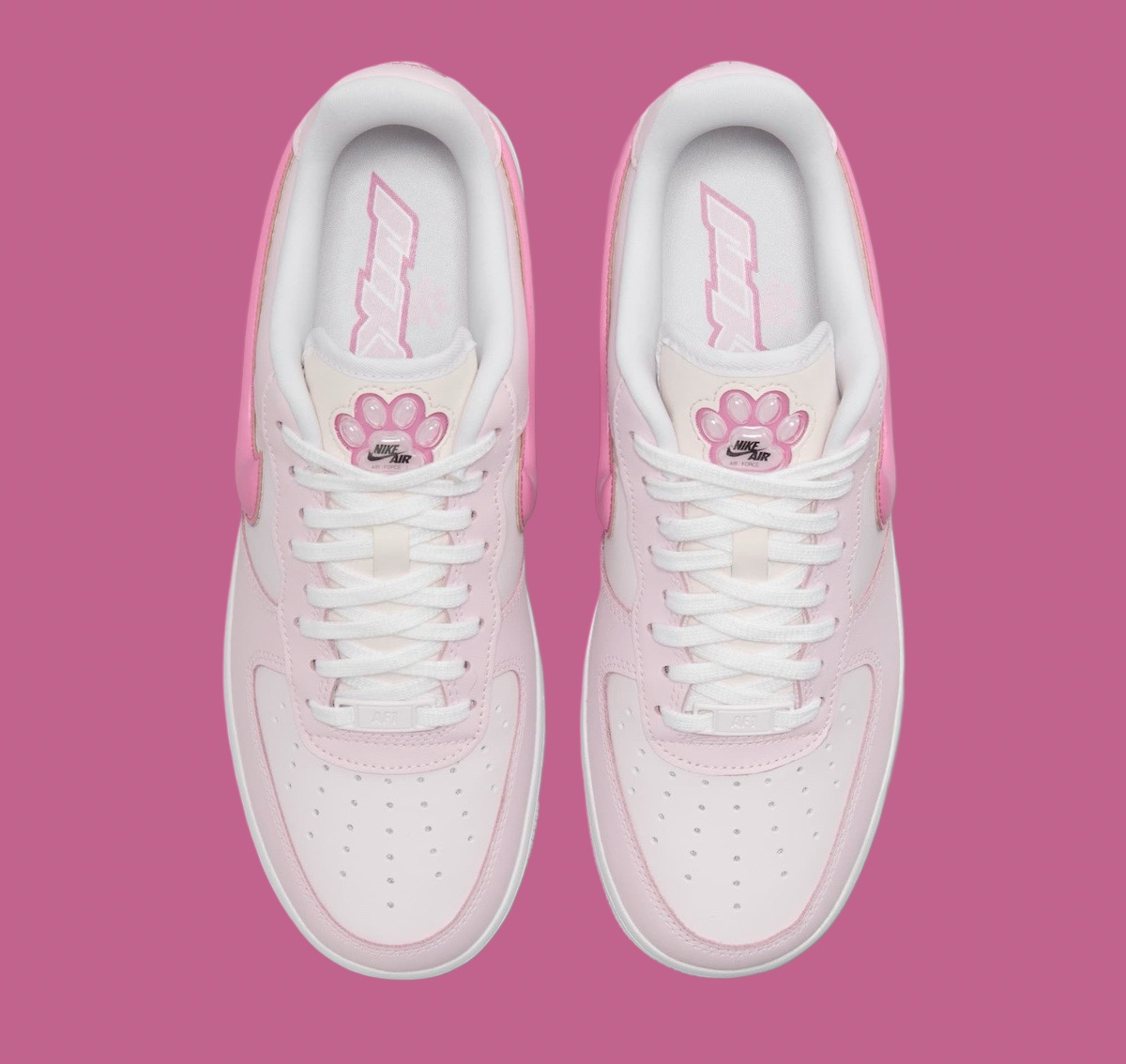 Nike Air Force 1 Low Paw Print White Pink HM3696 661 3