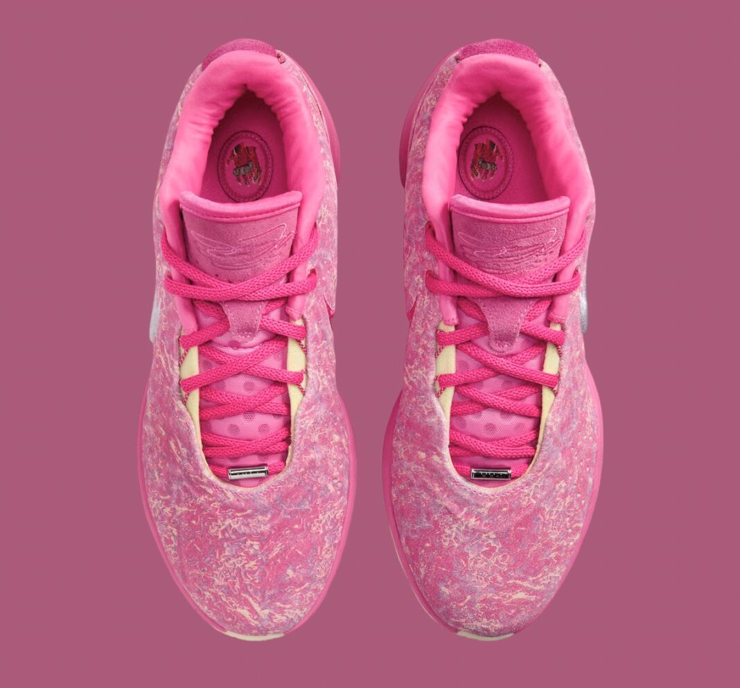 lebrons pink and blue