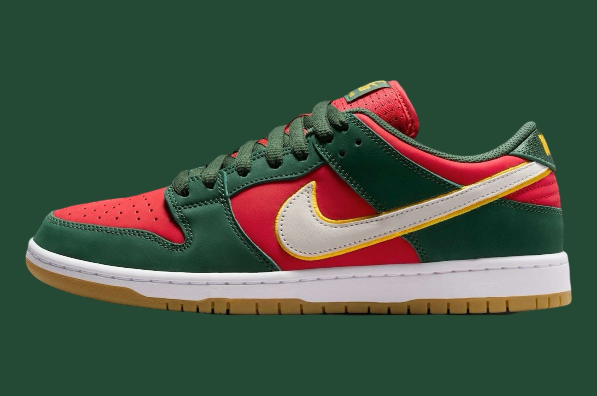 Nike SB Dunk Low Seattle Supersonics FZ1287 300 Release Date 1