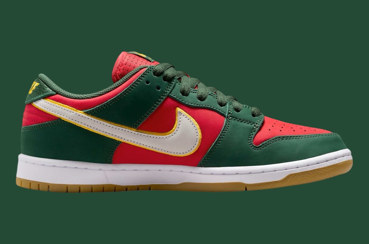 Nike SB Dunk Low Seattle Supersonics FZ1287 300 Release Date 2