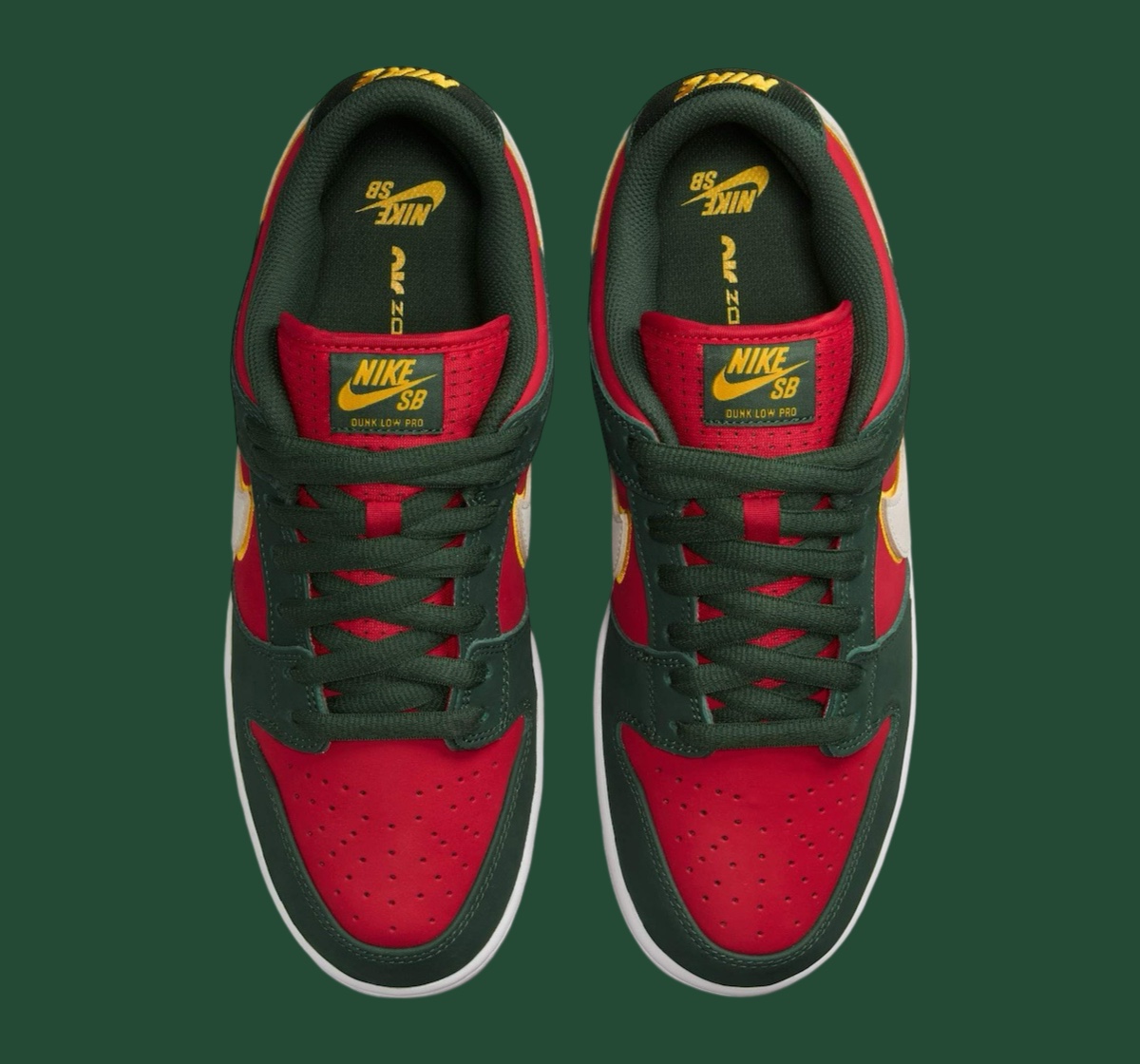 Nike SB Dunk Low Seattle Supersonics FZ1287 300 Release Date 3